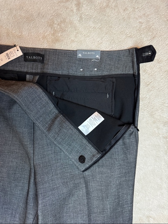 NWT Talbots Grey Chatham Ankle Pants sz 12 Petite Quality - Picture 8 of 12